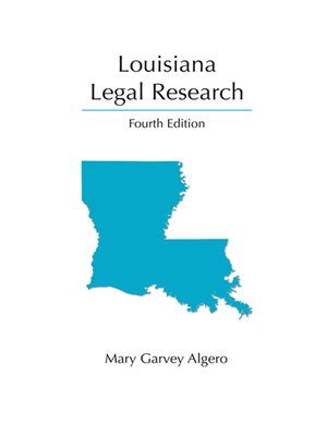 cover image of Louisiana Legal Research